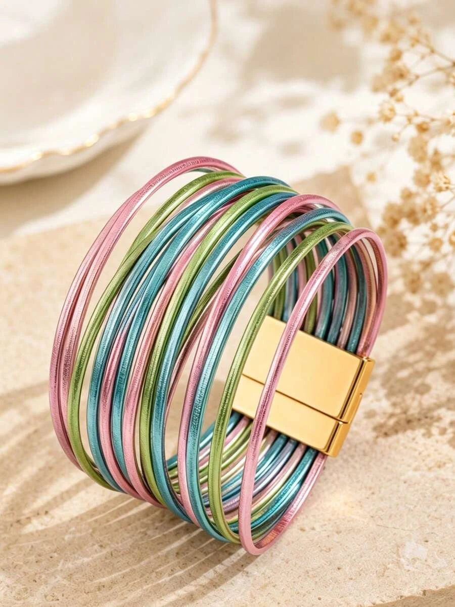 Bohemian PU Leather Multi-Layer Bracelet