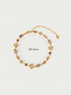 Glisma Gold Plated Chain Bracelet