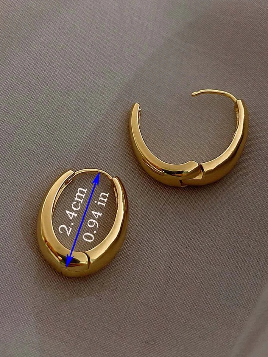 Old Money Teardrop Hoop Earrings