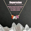 Cancer Zodiac Crystal Collarbone Necklace