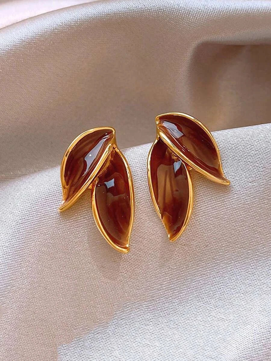 French Gradient Blue Earrings