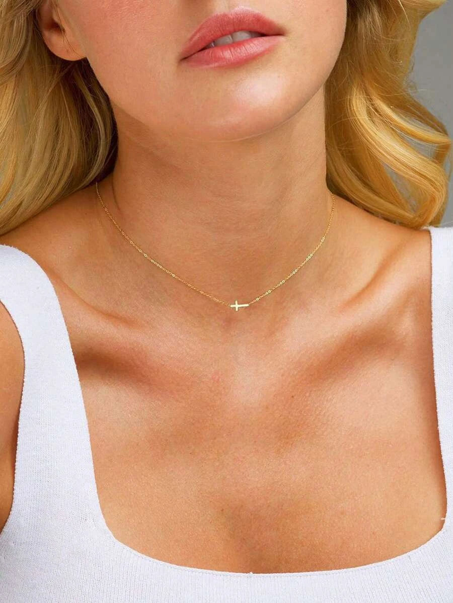 Gold Cross Necklace