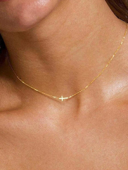 Gold Cross Necklace