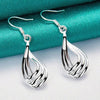 Twisted Wave Teardrop Earrings