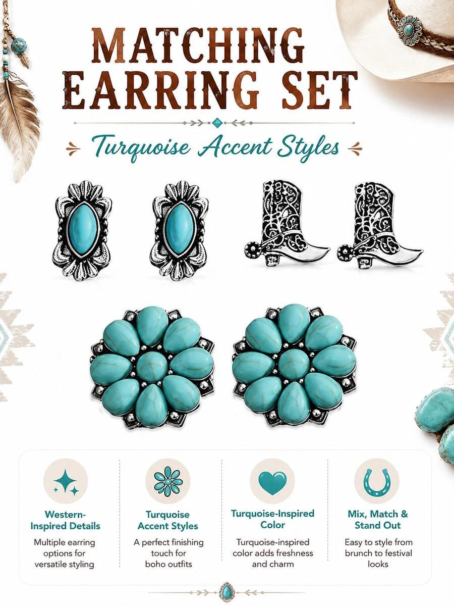 Vintage Bohemian Necklace Set