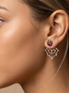 Gothic Antique Silver Earrings