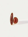 Glisma Gold Plated Geometric Open Ring