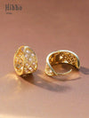 Vintage Hollow Geometric Circular Earrings