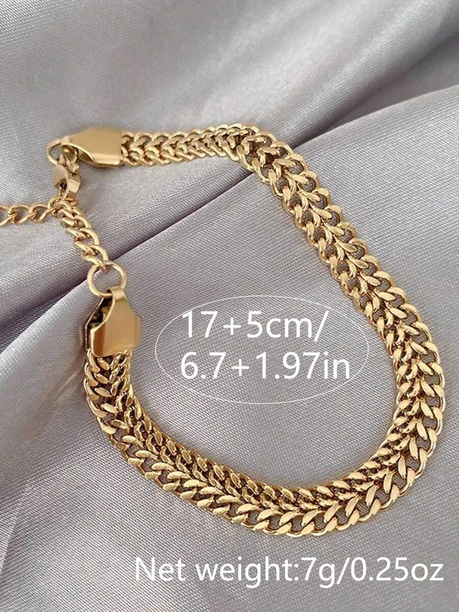 Waterproof Stainless Steel Wheat Chain Beach Bracelet