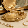 Vintage Gold Jewelry Tray