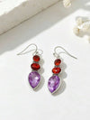Vintage Bohemian Geometric Rhinestone Pendant Earrings