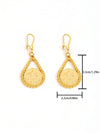 Minimalist Gold Plated Teardrop Earrings