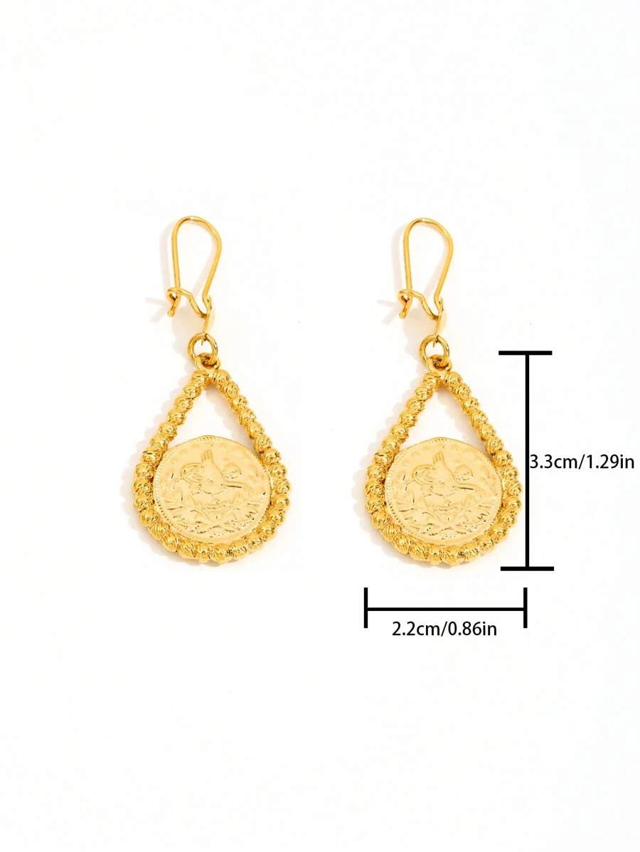 Minimalist Gold Plated Teardrop Earrings